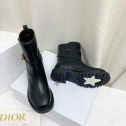 Dior Empreinte Ankle Boot Black Calfskin and Rubber - 3