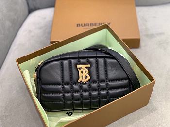 Burberry Women's Black Lola Mini Leather Camera Bag 19 x 5.5 x 11cm