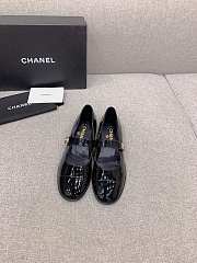 Chanel Mary Janes Patent Calfskin Black - 4