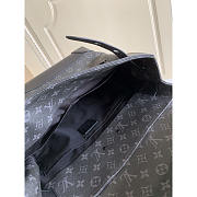 Louis Vuitton Steamer Bag Monogram Eclipse Canvas PM 38x39x15cm - 6