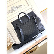 Louis Vuitton Steamer Bag Monogram Eclipse Canvas PM 38x39x15cm - 4