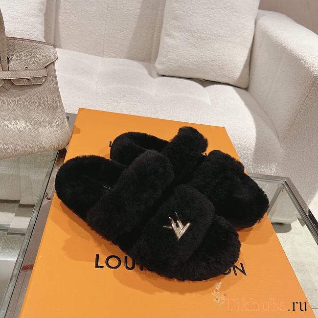 Louis Vuitton LV Sunset Comfort Flat Mule Black - 1