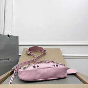 Balenciaga Neo Cagole XS Handbag in Light Pink 26x18x13cm - 5