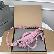 Balenciaga Neo Cagole XS Handbag in Light Pink 26x18x13cm - 3