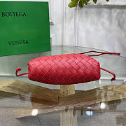 Bottega Veneta Pouch Clutch Mini Red 22x12x7cm - 3