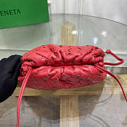 Bottega Veneta Pouch Clutch Mini Red 22x12x7cm - 4