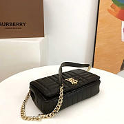 Burberry Lola Small Shoulder Bag Black 23x13x6cm - 5