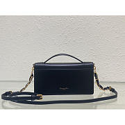 Dior CD Signature Mini Chain Bag Cow Leather Black 21 x 11 x 5 cm - 2