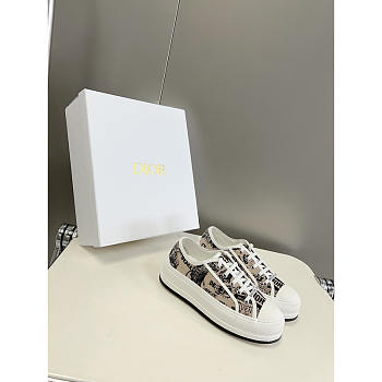 Dior Walk'N'Dior Platform Sneaker Beige and Black