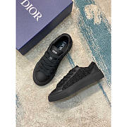 Dior B33 Sneakers Black Oblique - 1