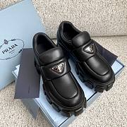 Prada Soft Padded Nappa Leather Loafers - 1