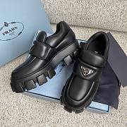 Prada Soft Padded Nappa Leather Loafers - 2