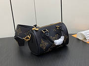 Louis Vuitton LV Nano Speedy Black Monogram 16 x 10 x 7.5 cm - 2