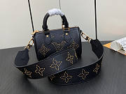 Louis Vuitton LV Nano Speedy Black Monogram 16 x 10 x 7.5 cm - 6