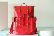 Louis Vuitton LV Christopher MM Vermillion Red 38 x 44 x 21 cm - 1