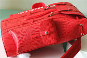 Louis Vuitton LV Christopher MM Vermillion Red 38 x 44 x 21 cm - 6