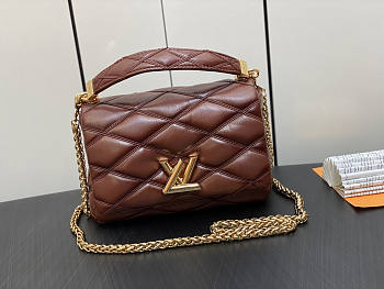 Louis Vuitton LV GO-14 MM Malletage Tan 23 x 16 x 10 cm