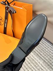 Hermes Black Gold Mules - 4