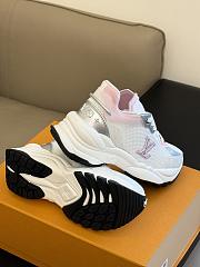 Louis Vuitton LV White Pink Sneakers - 5