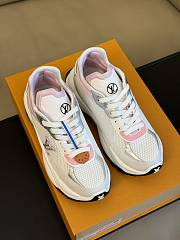 Louis Vuitton LV White Pink Sneakers - 4