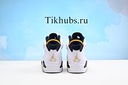 Air Jordan 6 Yellow Ochre White Black Sneaker - 4