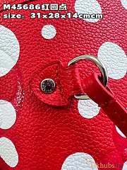 Louis Vuitton LV Neverfull MM 2023 SS Red 31x28x14cm - 2