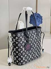 LV Neverfull Empreinte Leather Black 31x28x14 cm - 3