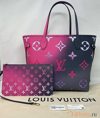 LV Neverfull Midnight Fuchsia 31x28x14cm