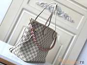 LV Neverfull Damier Azur White 780680 Size 32 x 29 x 17 cm - 5