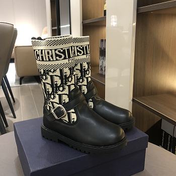 Dior Oblique Black Boots