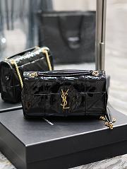 YSL Medium Jamie Black Patent 25x15x7.5cm - 1