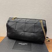 YSL Medium Jamie Black Lambskin 25x15x7.5cm - 4