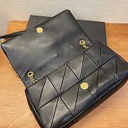 YSL Medium Jamie Black Lambskin 25x15x7.5cm - 3