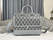 Dior Hit The Road Briefcase Grey CD Diamond Canvas 36.5 x 26 x 11 cm - 1