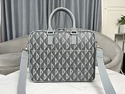 Dior Hit The Road Briefcase Grey CD Diamond Canvas 36.5 x 26 x 11 cm - 3