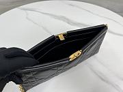 Dior Caro Colle Noire Clutch With Chain Black 27.5 x 14 x 4.5 cm - 5