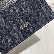 Dior Card Holder Black 10x8cm - 4