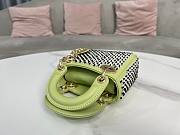 Dior Micro Lady Bag Green 12x10.2x5cm - 5