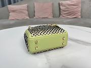 Dior Micro Lady Bag Green 12x10.2x5cm - 4