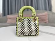 Dior Micro Lady Bag Green 12x10.2x5cm - 2