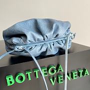 Bottega Veneta Mini Pouch Blue Denim 23x13x5cm - 3