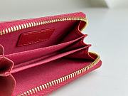 Chanel Classic Zipped Coin Purse Red Gold Caviar 7.5x11x2cm - 4