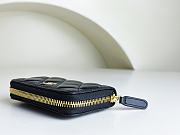 Chanel Classic Zipped Coin Purse Black Gold Lambskin 7.5x11x2cm - 2