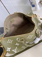 Louis Vuitton LV Keepall Bandoulière 45 Kaki Fango / Cream 45 x 27 x 20 cm - 4