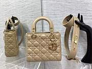 Dior Small Lady My ABC Bag Powder Beige Cannage 20 x 17 x 8 cm - 1