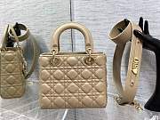 Dior Small Lady My ABC Bag Powder Beige Cannage 20 x 17 x 8 cm - 3