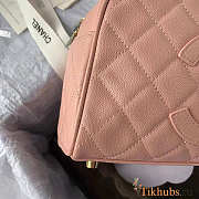 Chanel Duffle Hand Bag Cavier Pink 25x14x9cm - 4