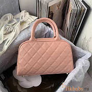 Chanel Duffle Hand Bag Cavier Pink 25x14x9cm - 5