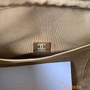 Chanel Duffle Hand Bag Cavier Beige 25x14x9cm - 4