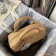 Chanel Duffle Hand Bag Cavier Beige 25x14x9cm - 3